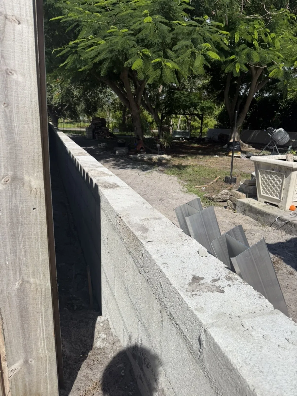 FNH Services walls & site work project