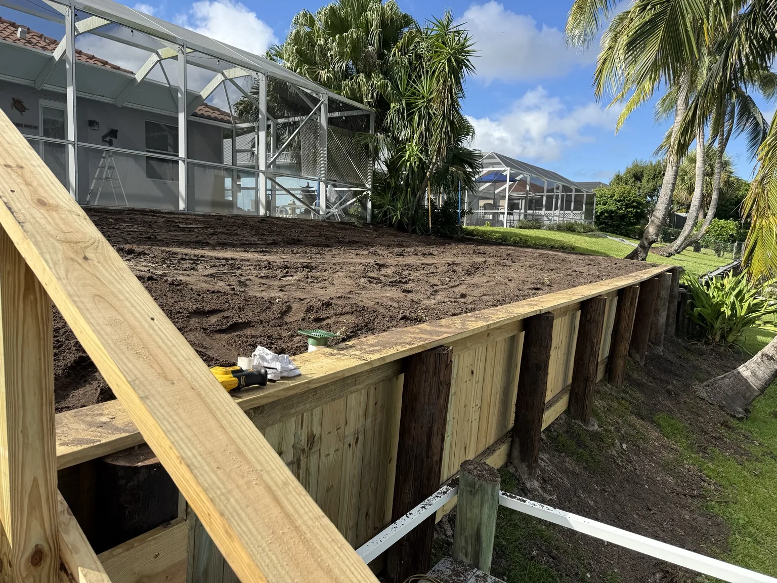 FNH Services walls & site work project