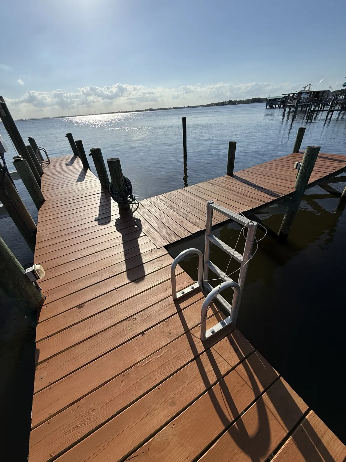 Waterfront dock decking